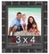 3x4 Wide Bamboo Picture Frame with UV-Resistant Acrylic & Acid Free Backing, Available in 4 Finishes - Brown, Black, Silver, and Natural